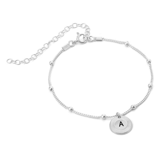 Initial Charm Bracelet