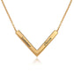 V-shaped Bar Necklace