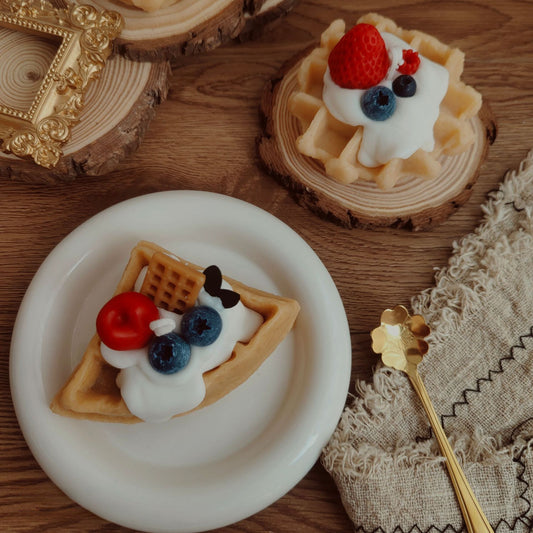 Yummy Waffle Candle - Elm Studio