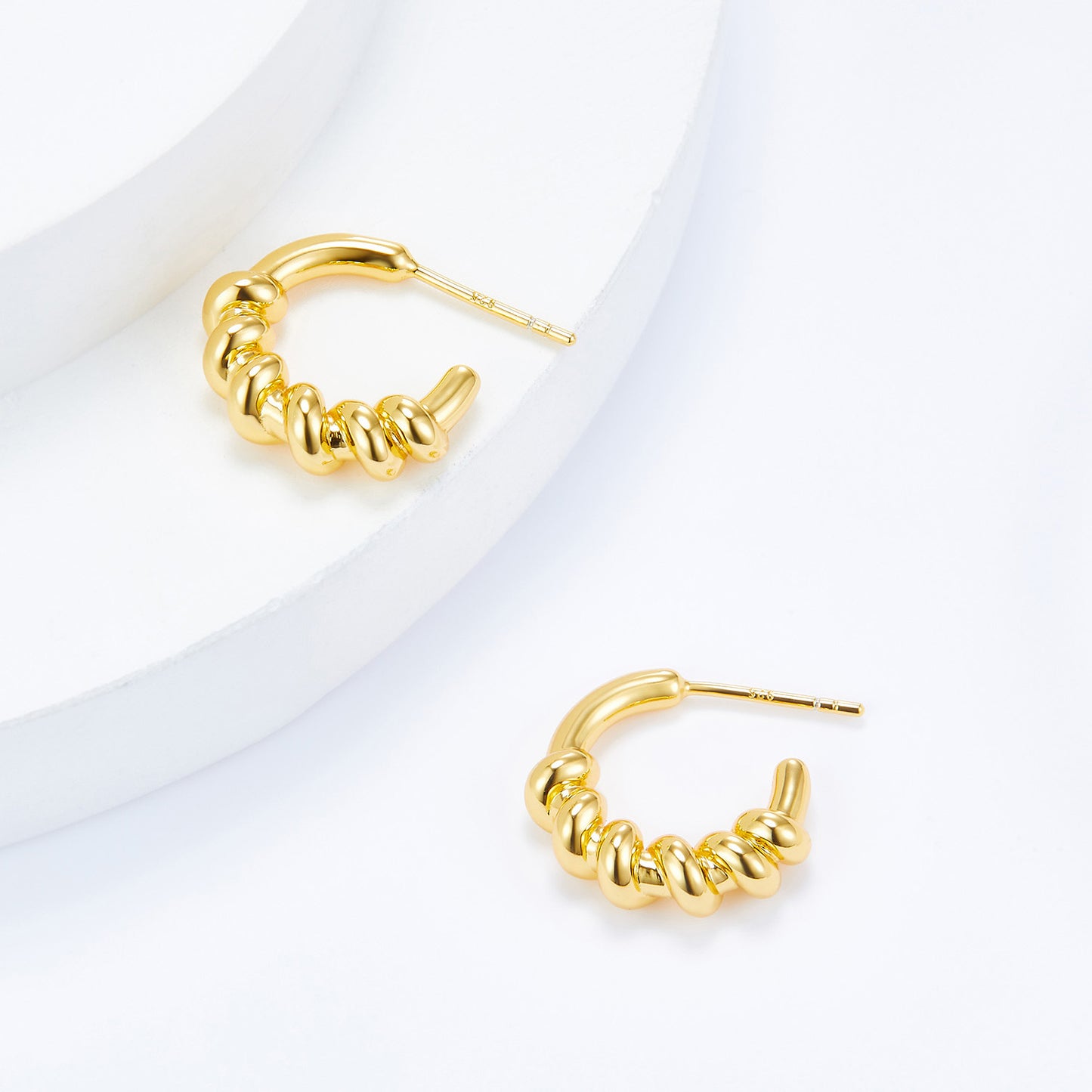 Dainty Gold Hoops