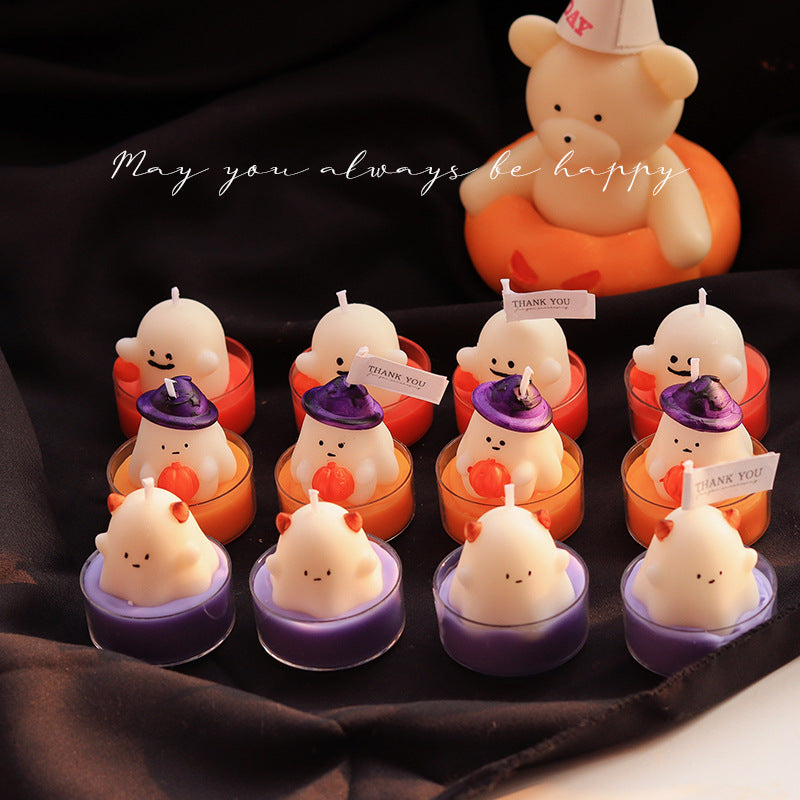 Cute Halloween Ghost Candle Set - Elm Studio