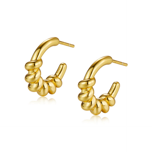 Dainty Gold Hoops