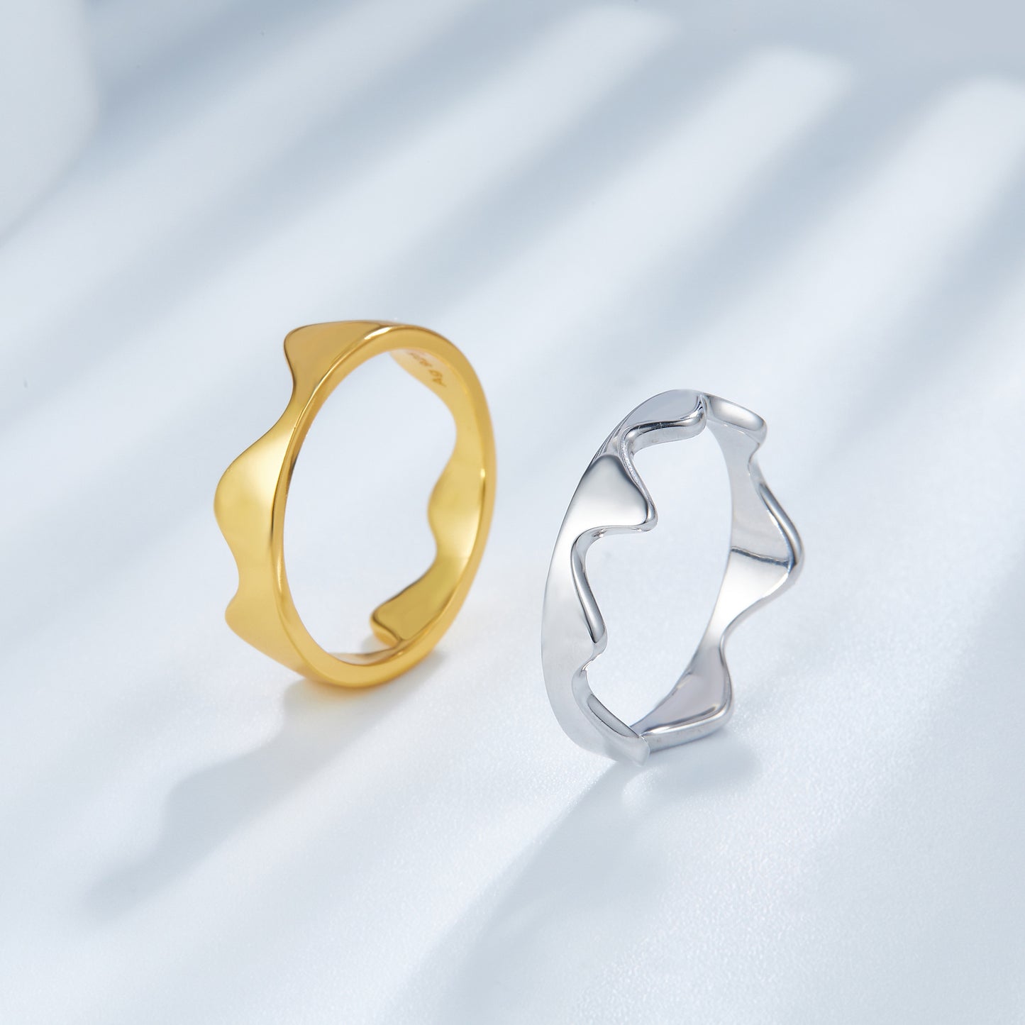 Two Interlock Ring Set