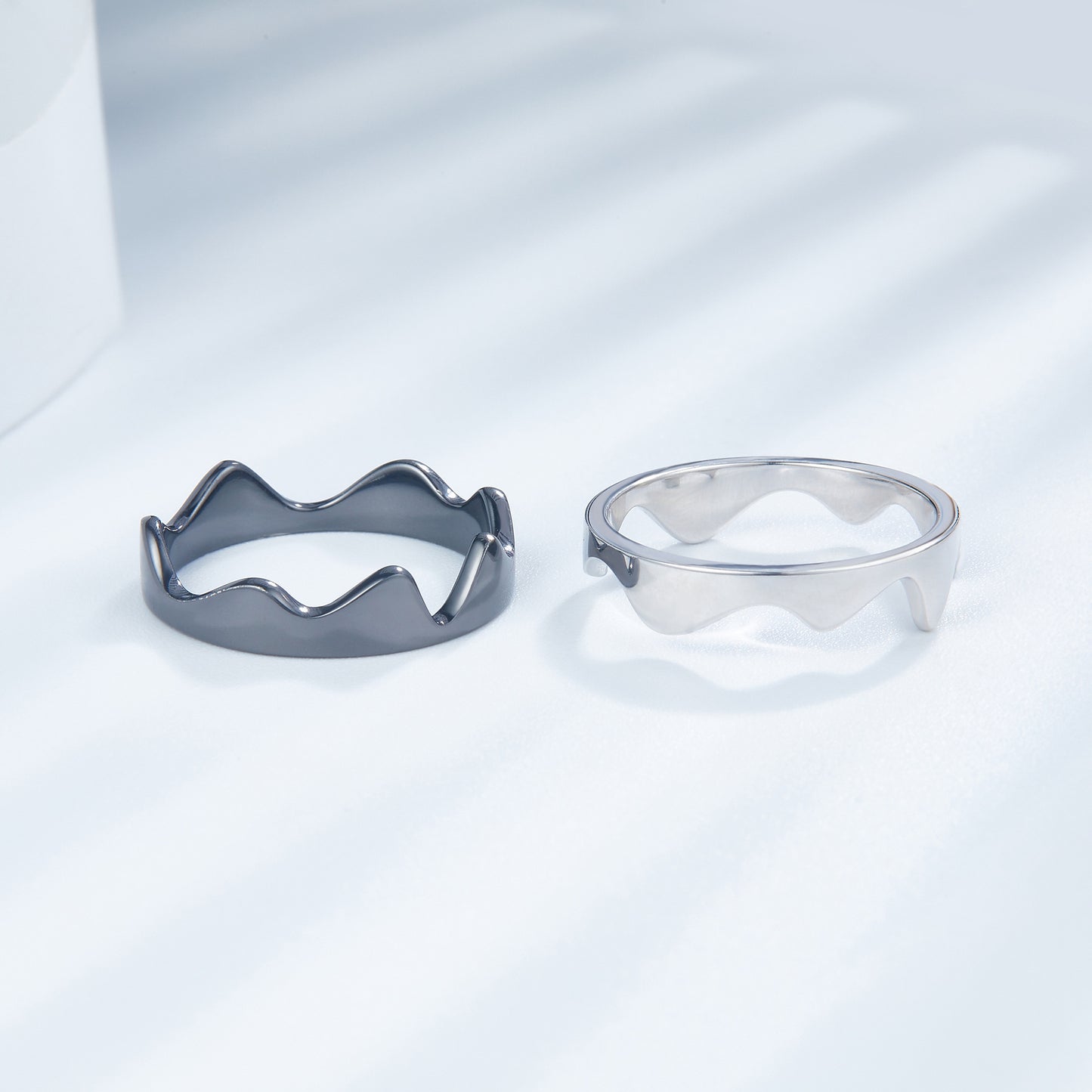 Two Interlock Ring Set