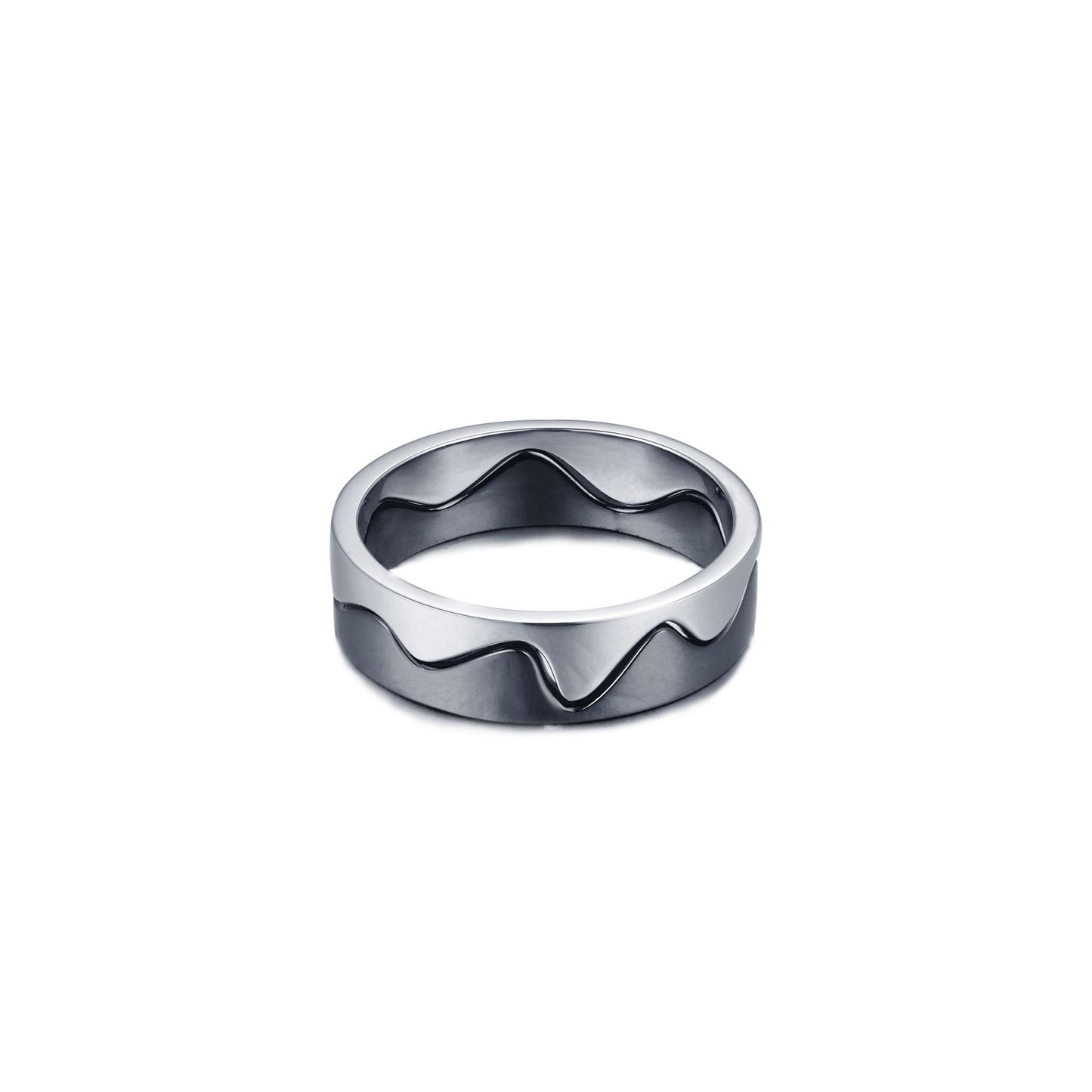 Two Interlock Ring Set