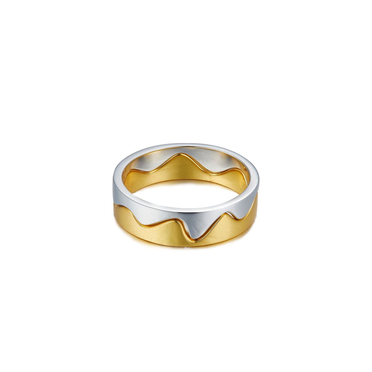 Two Interlock Ring Set