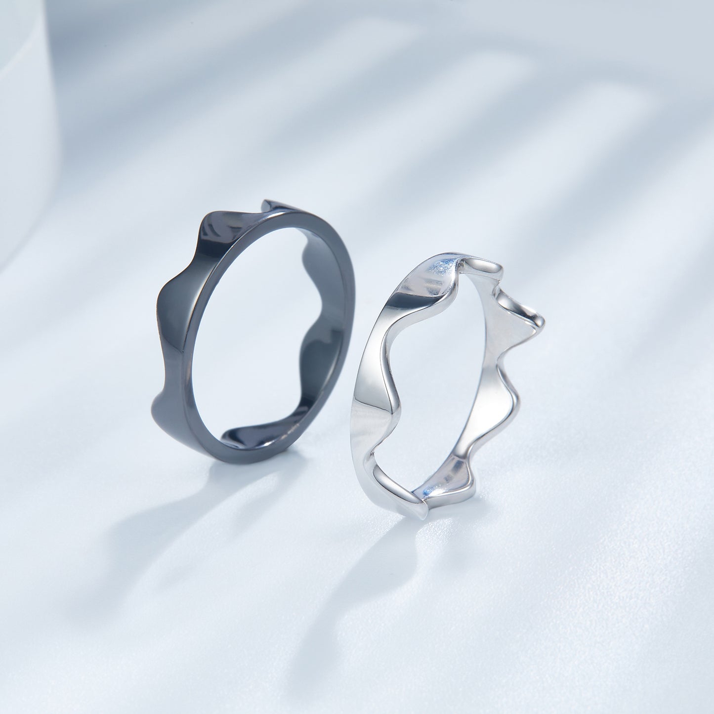 Two Interlock Ring Set