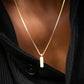 Box Chain Tag Necklace