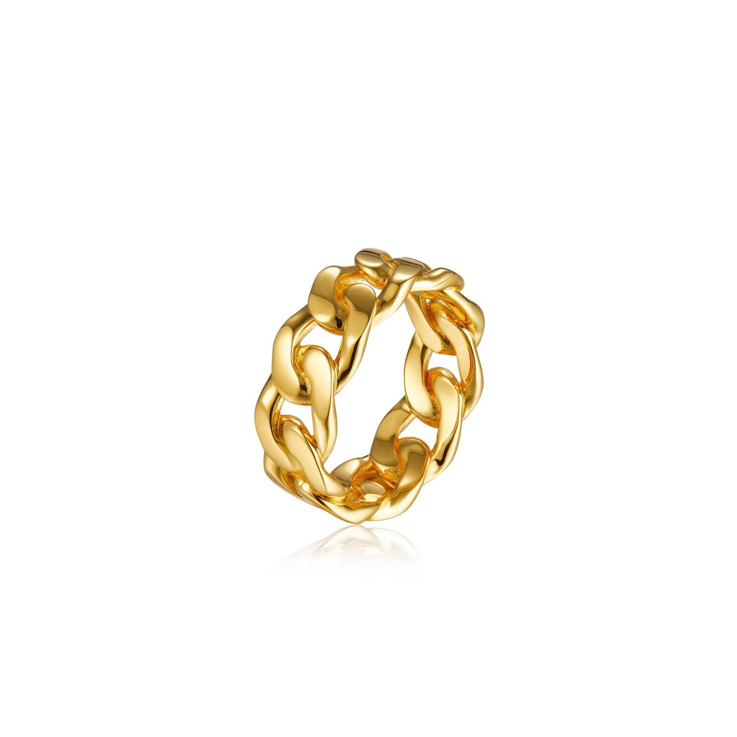 Cuban Link Chain Ring