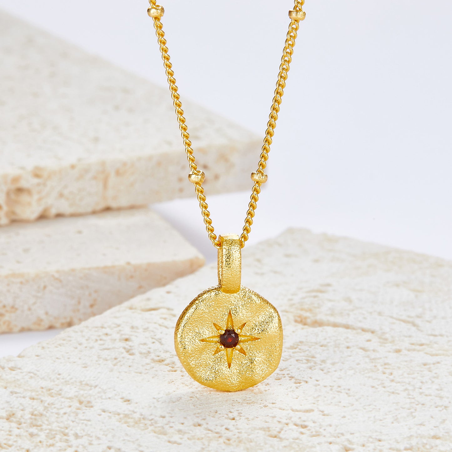 Starburst Charm Necklace