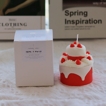 Colorful Cake Candle - Elm Studio