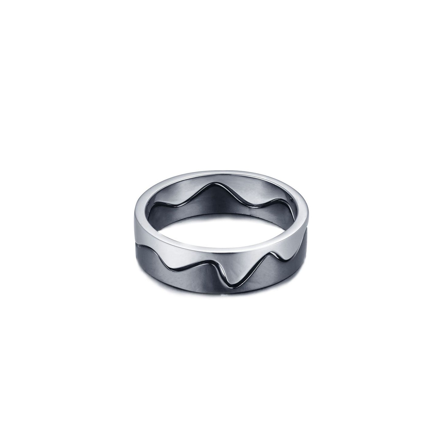 Two Interlock Ring Set