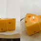 Quirky and Cozy: Handmade Cheese Scented Candle - Elm Studio