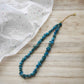 Blue APATITE Crystal Necklace - Chip Beads - Long Crystal Necklace, Beaded Necklace, - Elm Studio