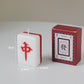 Mahjong Tile Candles, Mah Jongg Red Dragon & Green Dragon - Elm Studio