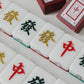 Mahjong Tile Candles, Mah Jongg Red Dragon & Green Dragon - Elm Studio