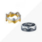 Two Interlock Ring Set